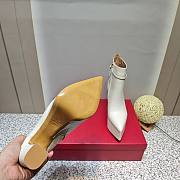 Fortok Valentino Sky-high Waterproof Platform and High-heeled Boots in White - 6