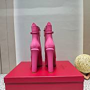Fortok Valentino Sky-high Waterproof Platform and High-heeled Boots in Pink - 2