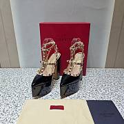 Fortok Valentino Garavani Rockstud Platform Pumps in Black - 1