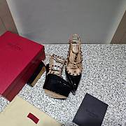 Fortok Valentino Garavani Rockstud Platform Pumps in Black - 4