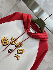 Fortok Gucci 23 Knitted Cotton Hooded Sweatshirt - 6