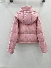 Fortok Gucci 23 Hooded Jacket in Pink - 6