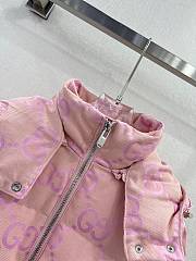 Fortok Gucci 23 Hooded Jacket in Pink - 2