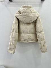 Fortok Gucci 23 Hooded Jacket in Beige - 3
