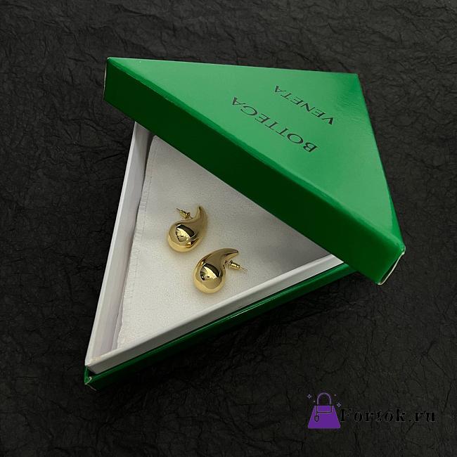 Fortok Bottega Veneta Drop Earrings in Gold  - 1