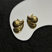 Fortok Bottega Veneta Drop Earrings in Gold  - 5