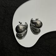 Fortok Bottega Veneta Drop Earrings in Silver - 5