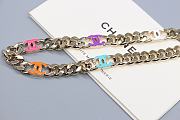 Fortok Chanel 24S Colorful Five C Short Necklace - 2