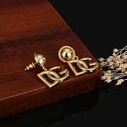Fortok Dolce & Gabbana DG Logo Drop Earrings - 6