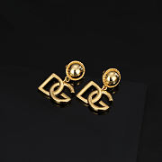 Fortok Dolce & Gabbana DG Logo Drop Earrings - 4