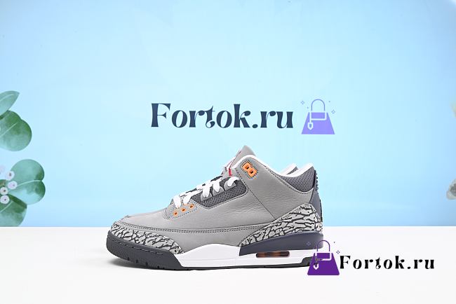 Fortok Nike Air Jordan 3 Retro ‘Cool Grey’ 2021 CT8532-012 Sneakers - 1