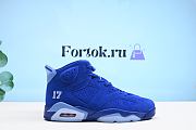 Fortok Air Jodan 6 CT8529-410 Blue Sneakers - 2