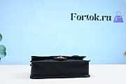 Fortok Chanel Caviar Quilted Small Top Handle Flap Bag Black 25cm - 5