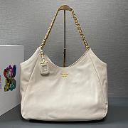 Fortok Prada Tote Bag in White 1BA638 39x29x19cm - 1