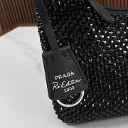 Fortok Prada Black Embellished Mini Shoulder Bag 23x13x5cm - 2