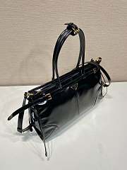 Fortok Prada Large Black Leather HandBag 38x30x12cm - 3