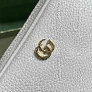 Fortok Gucci GG Marmont Mini Shoulder Bag in White 772759 11x18.5x4cm - 2