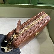 Fortok Gucci GG Marmont Mini Shoulder Bag in Brown 772759 11x18.5x4cm - 6