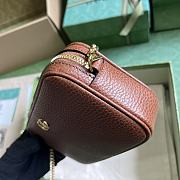 Fortok Gucci GG Marmont Mini Shoulder Bag in Brown 772759 11x18.5x4cm - 5
