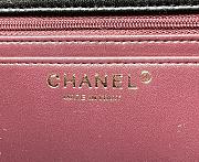 Fortok Chanel Tweed Flap Bag Gold Hardware Multicolor 20cm - 3