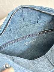 Fortok Bottega Veneta Brick Cassette Denim Bag 28×14×10cm - 4