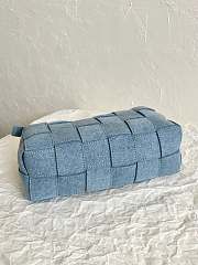 Fortok Bottega Veneta Brick Cassette Denim Bag 28×14×10cm - 3