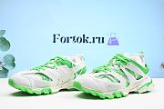 Fortok Balenciaga 9035 White and Green Sneakers - 4