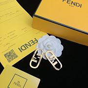 Fortok Fendi Logo Earrings - 3