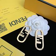Fortok Fendi Logo Earrings - 4