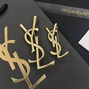 Fortok Saint Laurent Gold Brooch - 2
