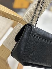 Fortok Saint Laurent Niki Bag Silver Hardware 22×16.5×12cm - 5