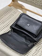 Fortok Saint Laurent Niki Bag Silver Hardware 22×16.5×12cm - 2