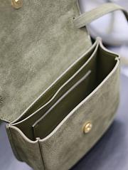 Fortok Saint Laurent Kaia Small Green Bag 619740 18x15.5x5.5cm - 2