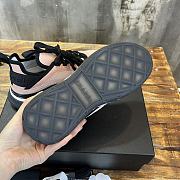 Fortok Chanel Velvet Calfskin Mixed Fibers CC Sneakers 38 Pink - 4