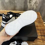 Fortok Chanel Velvet Calfskin Mixed Fibers CC Sneakers 38 White - 2