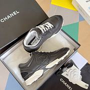 Fortok Chanel 23C CC Logo Sneakers Black - 4