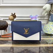 Fortok Louis Vuitton MyLockMe Chain Bag in Navy M20982 22.5x17x5.5cm  - 1