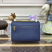 Fortok Louis Vuitton MyLockMe Chain Bag in Navy M20982 22.5x17x5.5cm  - 4