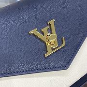 Fortok Louis Vuitton MyLockMe Chain Bag in Navy M20982 22.5x17x5.5cm  - 2