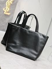 Fortok Saint Laurent Logo Debossed Large Tote Bag 379269 50×43×17cm - 2