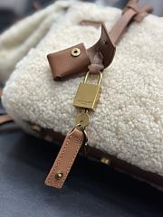 Fortok Saint Laurent Nano Sac De Jour Shearling Bag 717439 22x18x11cm - 6