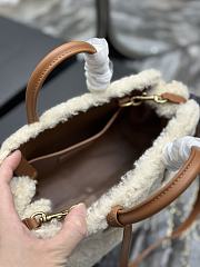 Fortok Saint Laurent Nano Sac De Jour Shearling Bag 717439 22x18x11cm - 4