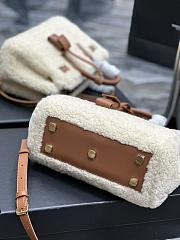 Fortok Saint Laurent Nano Sac De Jour Shearling Bag 717439 22x18x11cm - 3