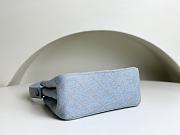 Fortok Chanel Vintage Gemini Bag in Denim 18x13x7cm  - 6