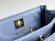 Fortok Chanel Vintage Gemini Bag in Denim 18x13x7cm  - 2