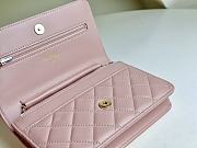 Fortok Chanel 24C Badge Woc Bag Pink A96045 19cm - 5