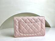 Fortok Chanel 24C Badge Woc Bag Pink A96045 19cm - 6