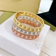 Fortok Van Cleef & Arpels Perlée Clovers Bracelet in Rose Gold/Gold/Silver - 2