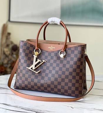 Louis Vuitton Riverside Damier Canvas Brown N40050 36x25x15cm