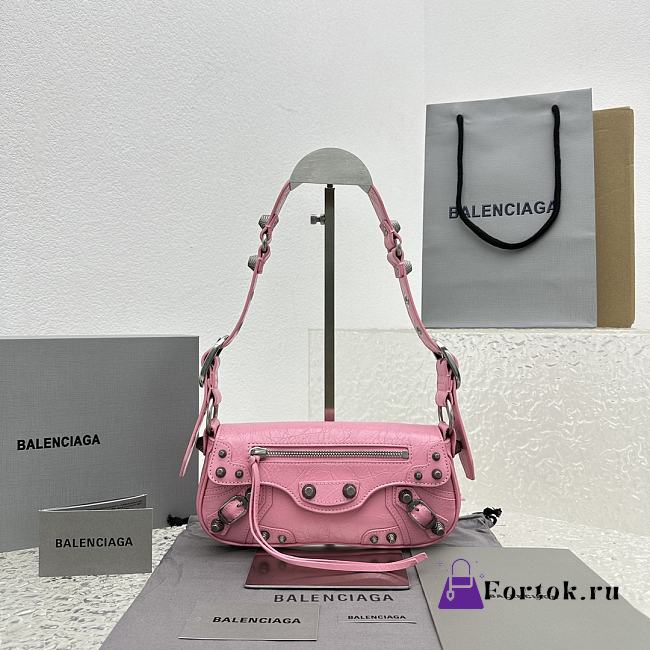 Fortok Balenciaga Le Cagole Sling Bag in Pink 92851 29x4.5×14cm - 1